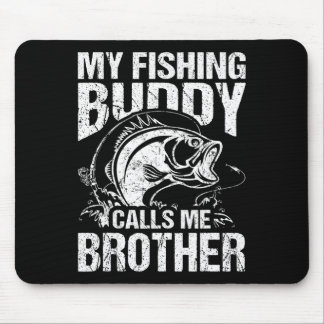 Mein Angelkumpel nennt mich Bruder Angler Lustig  Mousepad