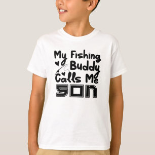 Mein Angelkumpel nennt mich Sohn Süße Jungen Lusti T-Shirt