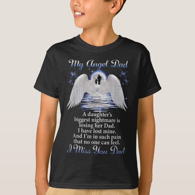 Mein Angle Vater ich verzeihe dir Vater Memorial D T-Shirt (Vorderseite)