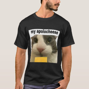 Mein Apolokäse Funny Cat Meme Brainrot Gen Z Spaß T-Shirt
