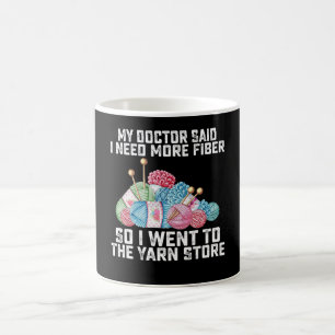 Mein Arzt sagte, ich brauche mehr Ballaststoffe, a Kaffeetasse