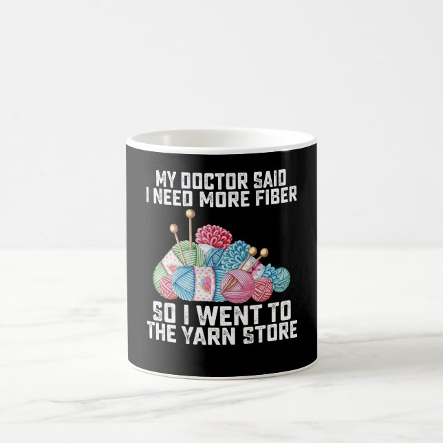 Mein Arzt sagte, ich brauche mehr Faser, also ging Kaffeetasse (Mittel)
