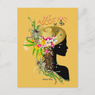 Mein Ascot-Hut Postkarte
