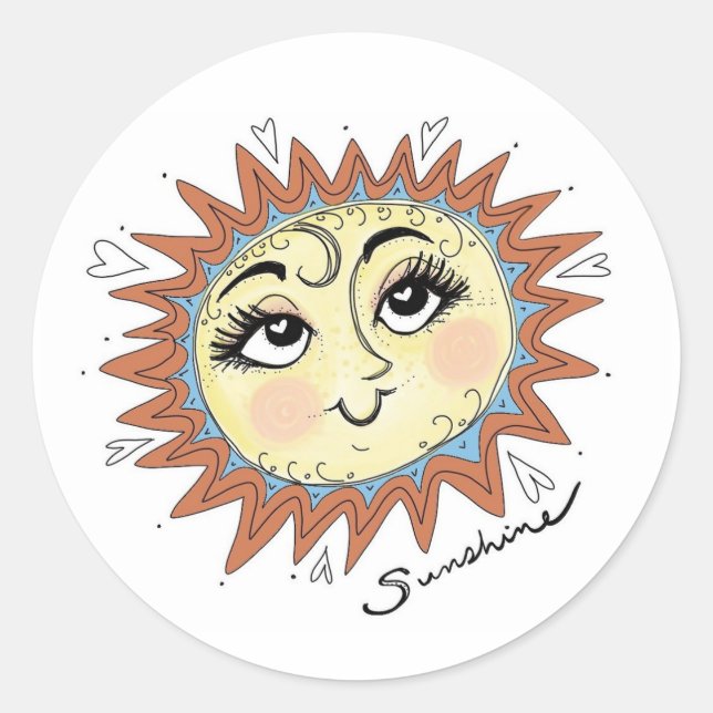 Mein Aufkleber für Sonnenschein (Vorderseite)