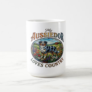 Mein Aussiedor liebt Land-Kaffeetasse Kaffeetasse