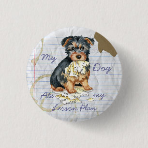 Mein australischer Terrier Ate My Lessingplan Button