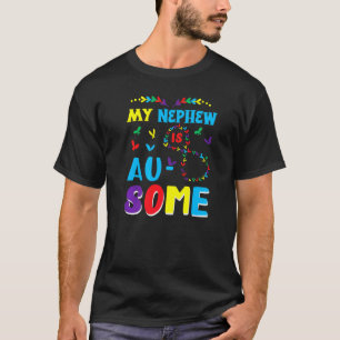 Mein autistischer Neffe Tolles Autismus-Bewusstsei T-Shirt