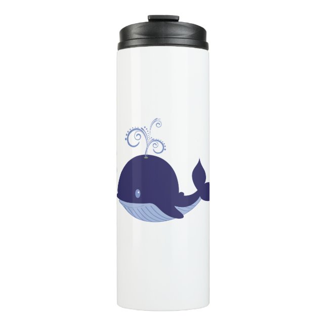 Mein Baby Blue Whale Thermosbecher (Vorderseite)
