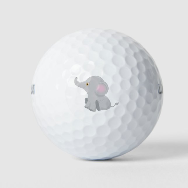 Mein Baby Elephant Golfball (Vorderseite)