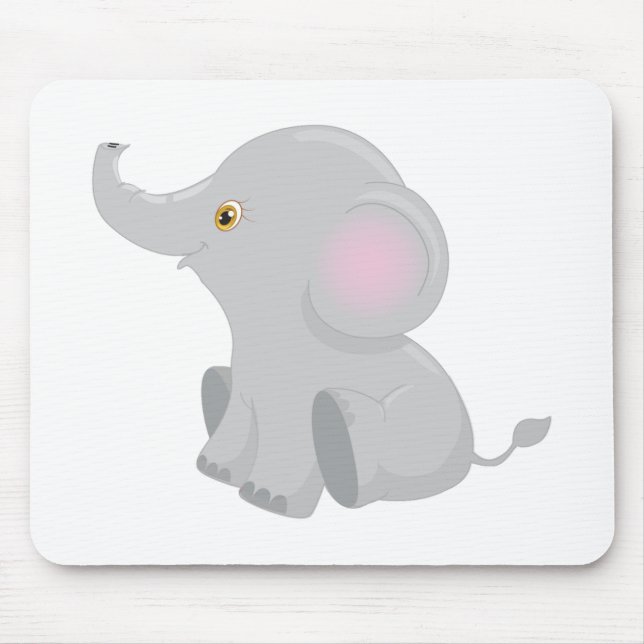 Mein Baby Elephant Mousepad (Vorne)
