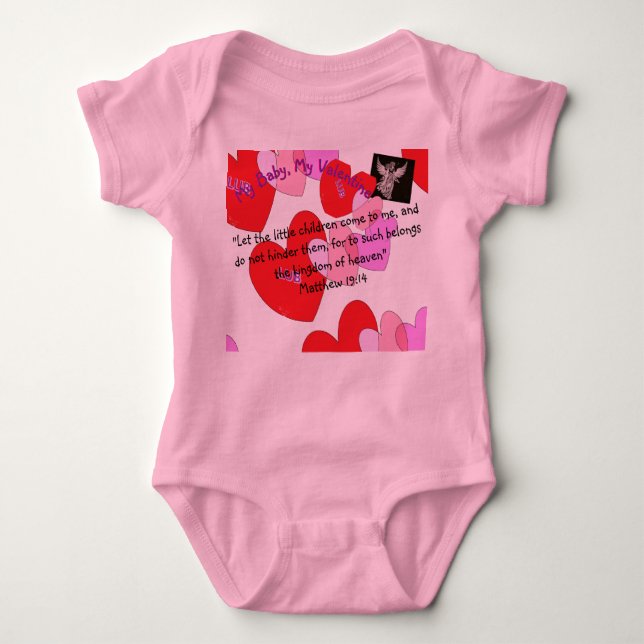 Mein Baby, mein Valentin, Säugling Shirt (Vorderseite)