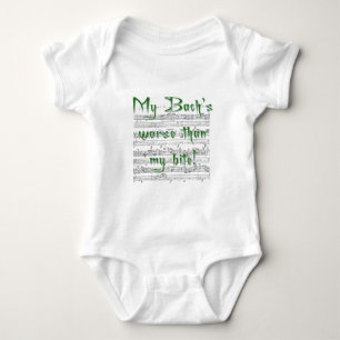 Mein Bach ist schlimmer als mein Biß! Baby Strampler