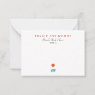 Mein Ballon   Mommy Advice Cards Hinweiskarte