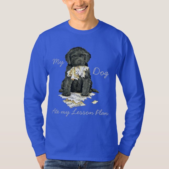 Mein Barbet Ate My Lessingplan T-Shirt (Vorderseite)