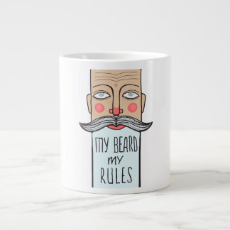 Mein Bart, meine Regeln Jumbo-Kaffee-Tasse Jumbo-Tasse