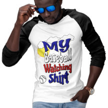 Mein Baseball-Beobachtungs-Shirt
