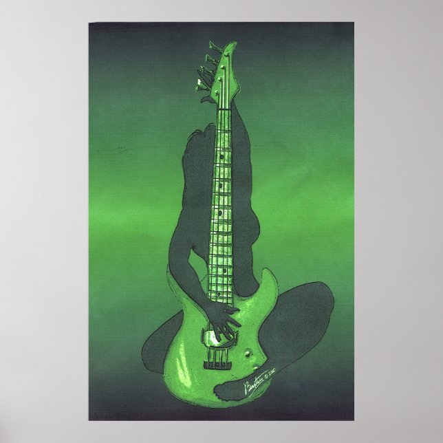 Mein Bass Poster (Vorne)