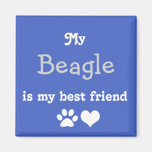 Mein Beagle ist mein bester Freund Magnet