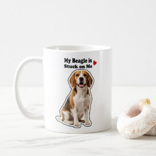 Mein Beagle klebt an mir Hunde-Liebhaber Kaffeetasse