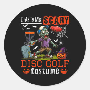 Mein Beängstigender Horror für die Golfcostume Hal Runder Aufkleber