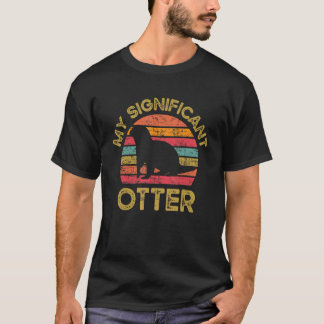 Mein bedeutender Otter wilder Haustier-Säugetier-W T-Shirt