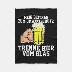 Mein Beitrag zum Umweltschutz, ich sep Fleecedecke