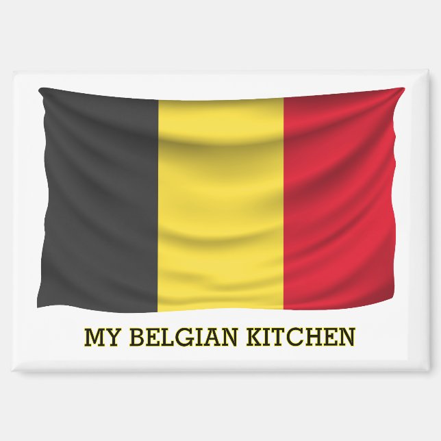 Mein belgisches Küchenmagnet Magnet (Vorderseite)