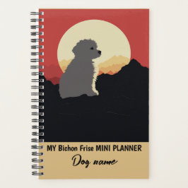 Mein benutzerdefinierter Hundename Bichon Frise Po Planer