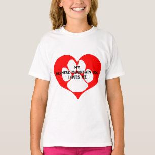 mein Berner Sennenhund liebt mich T-Shirt