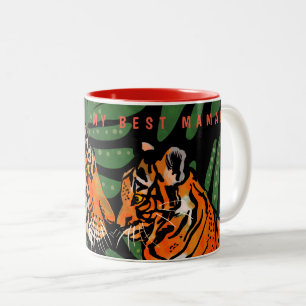 MEIN BEST MAMA ZWEIFARBIGE TASSE
