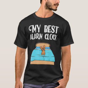 Mein bester Alarm Clock Dog Yorkshire Terrier T-Shirt