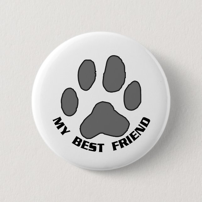 Mein bester Freund Button (Vorderseite)
