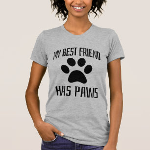 Mein bester Freund hat Pfoten - Hundefreunde T-Shirt