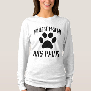 Mein bester Freund hat Pfoten - Hundefreunde T-Shirt