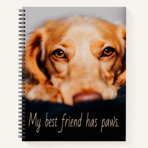 Mein bester Freund hat Pfotenhund, Puppy Meme Notizbuch