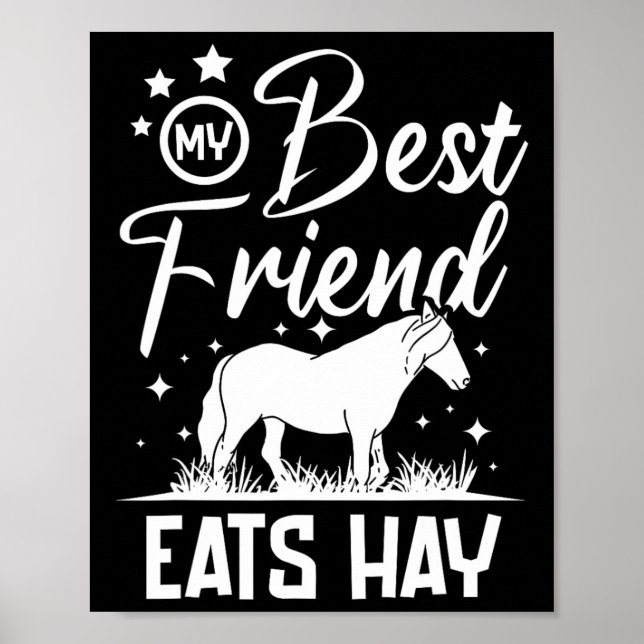 Mein bester Freund isst Hay Poster (Vorne)