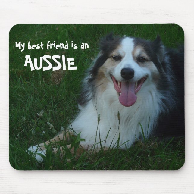 Mein bester Freund ist ein Australier! Mousepad (Vorne)