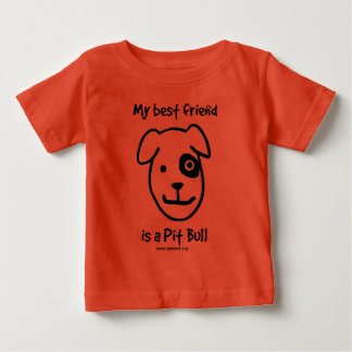 Mein bester Freund ist ein Pit-Stier Baby T-shirt