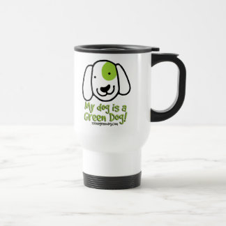 Mein bester Freund ist eine grüner Hund Reisebecher