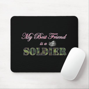 Mein bester Freund ist Soldat - Militärsprecher Mousepad