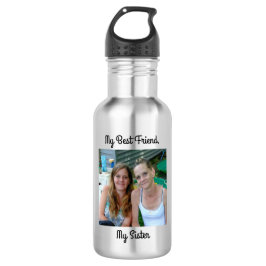Mein bester Freund, meine Schwester, Personalisier Edelstahlflasche