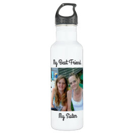 Mein bester Freund, meine Schwester, Personalisier Edelstahlflasche