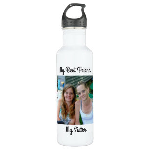 Mein bester Freund, meine Schwester, Personalisier Edelstahlflasche