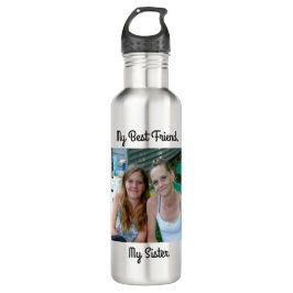 Mein bester Freund, meine Schwester, Personalisier Edelstahlflasche