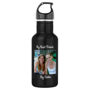 Mein bester Freund, meine Schwester, Personalisier Edelstahlflasche