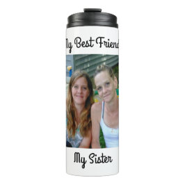 Mein bester Freund, meine Schwester, Personalisier Thermosbecher