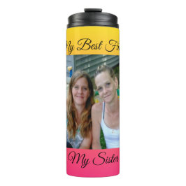 Mein bester Freund, meine Schwester, Personalisier Thermosbecher