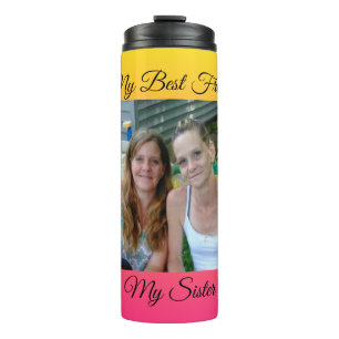 Mein bester Freund, meine Schwester, Personalisier Thermosbecher