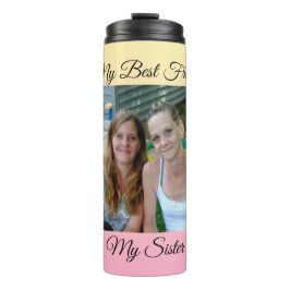 Mein bester Freund, meine Schwester, Personalisier Thermosbecher
