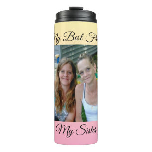 Mein bester Freund, meine Schwester, Personalisier Thermosbecher